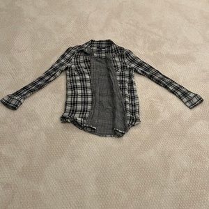 Tight Black & White Flannel